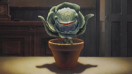 audrey ii in the original poster for little shop of horrors