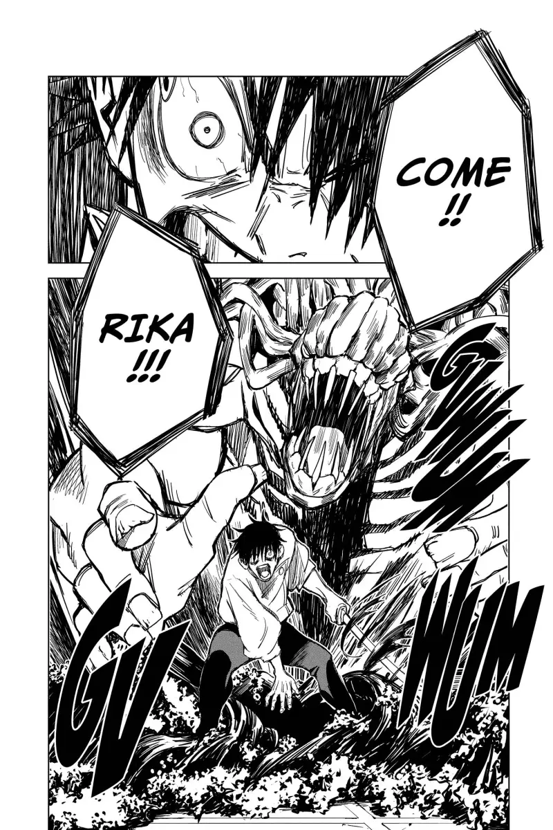 image of Yuta summoning Rika