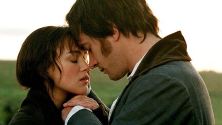 Pride and Prejudice starring Keira Knightley and Matthew Macfadyen.