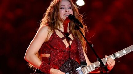 Shakira at 2020 Superbowl.
