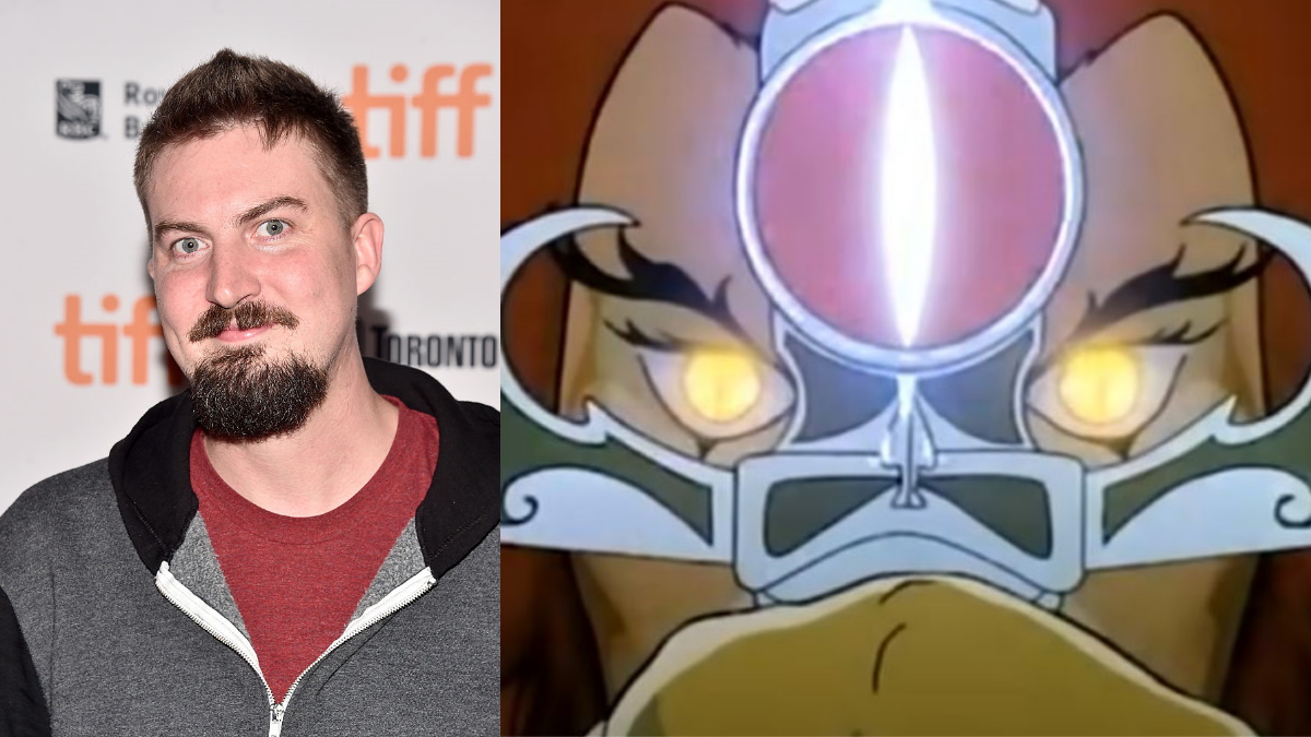 Adam Wingard with Lion-O