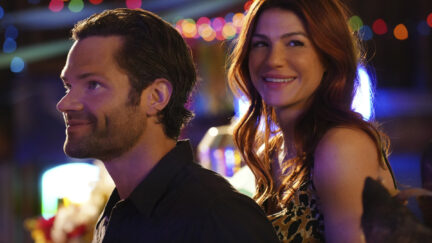 Walker -- “Bar None” -- Image Number: WLK106b_0395r -- Pictured (L-R): Jared Padalecki as Cordell Walker and Genevieve Padalecki as Emily Walker -- Photo: Rebecca Brenneman/The CW -- © 2021 The CW Network, LLC. All Rights Reserved.