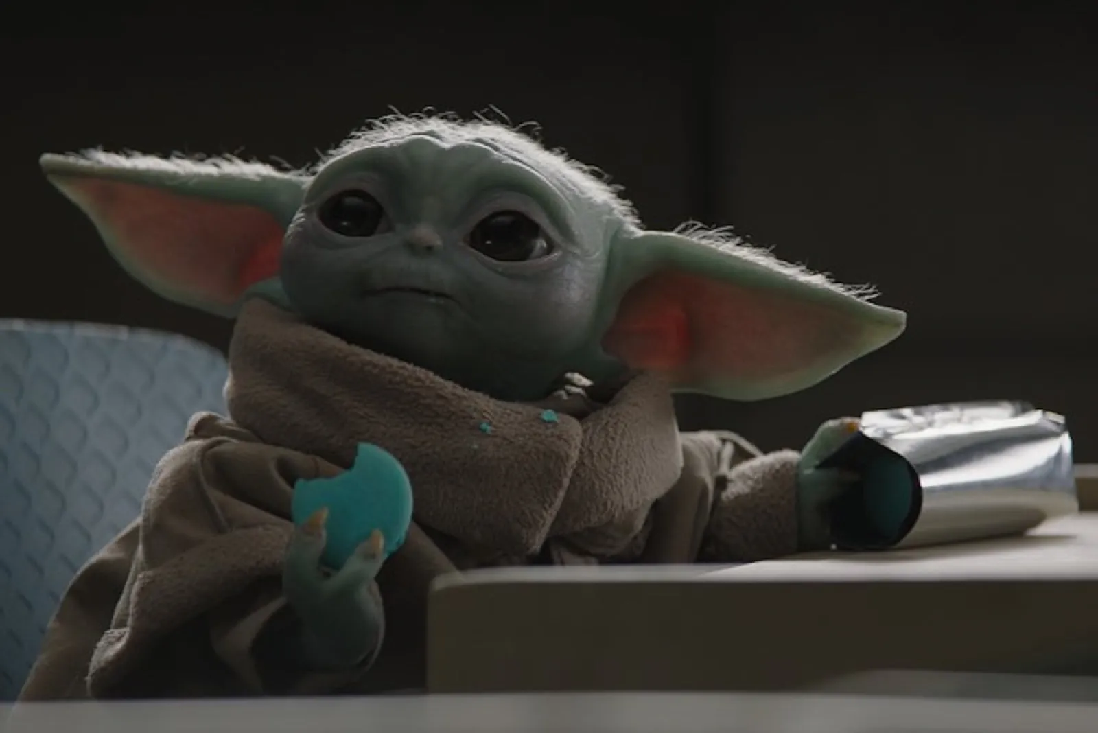 baby yoda cookie