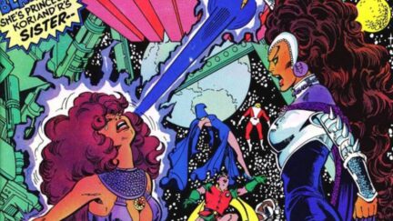 blackfire v starfire in comics