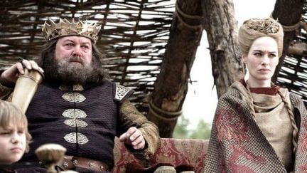 Cersei and Robert Baratheon in 'Game of Thrones'