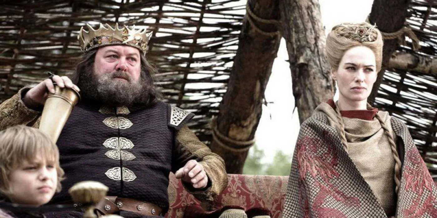 Cersei and Robert Baratheon in 'Game of Thrones'
