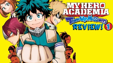Image for the first volume of My Hero Academia Team Up Missions
