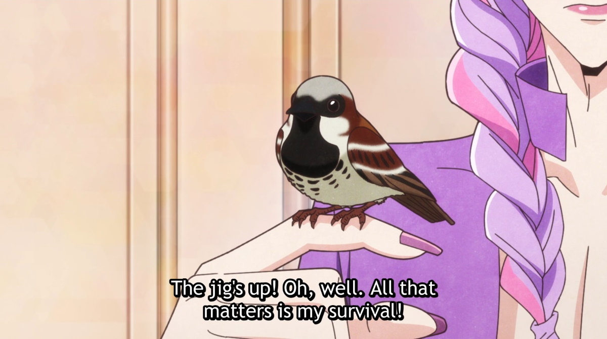 The sparrow is selfish