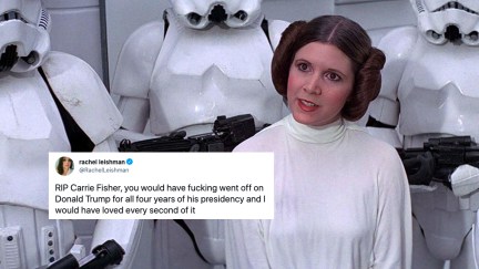 carrie fisher as leia twitter trend