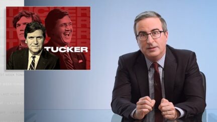 John Oliver talks about Tucker Carlson on Last Week tonight.
