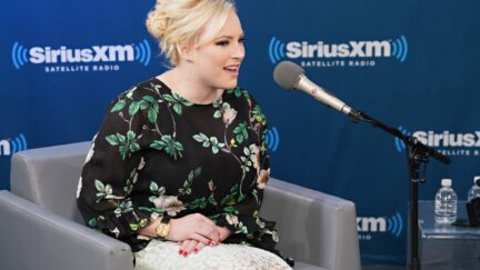 Meghan McCain Joins Host Julie Mason During A SiriusXM Event In New York NEW YORK, NY - FEBRUARY 05: Meghan McCain joins host Julie Mason during a SiriusXM event on February 5, 2018 in New York City. (Photo by Cindy Ord/Getty Images for SiriusXM)