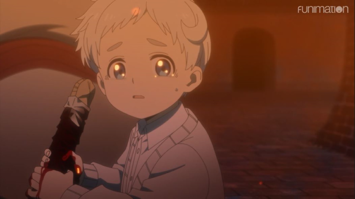 Emma sees an image of child Norman crying