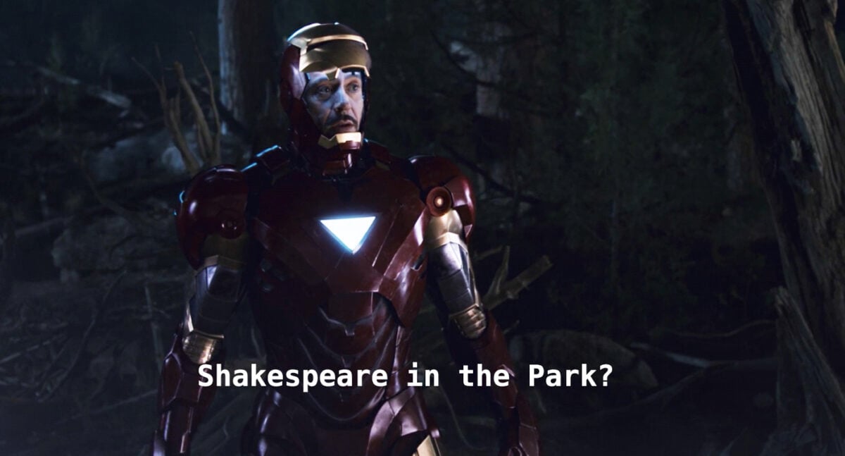 Shakespeare in the park marvel