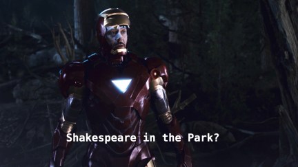 Shakespeare in the park marvel