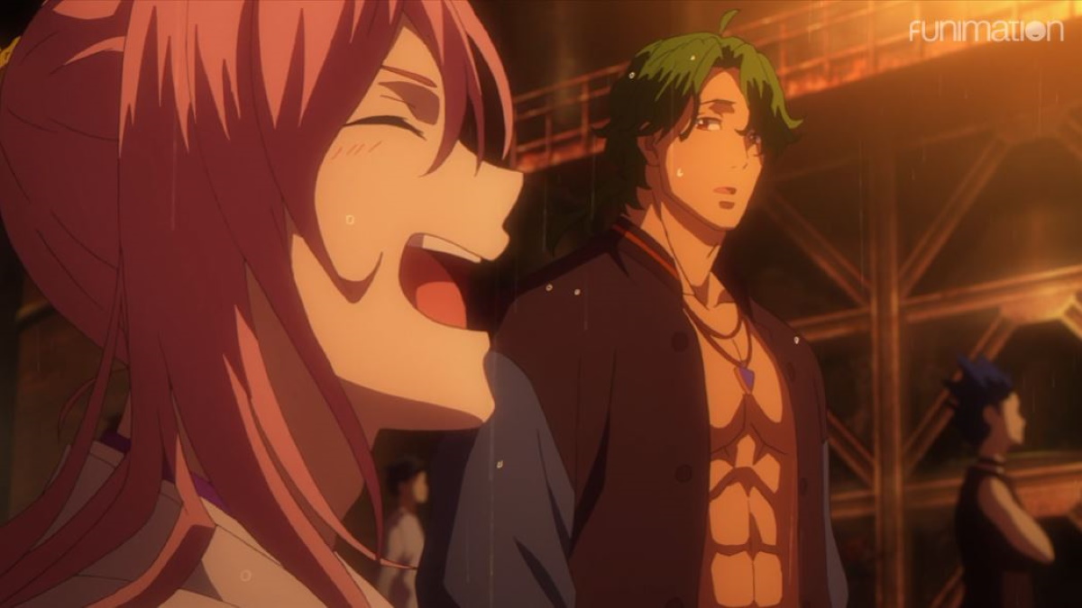 Cherry laughing about Adam