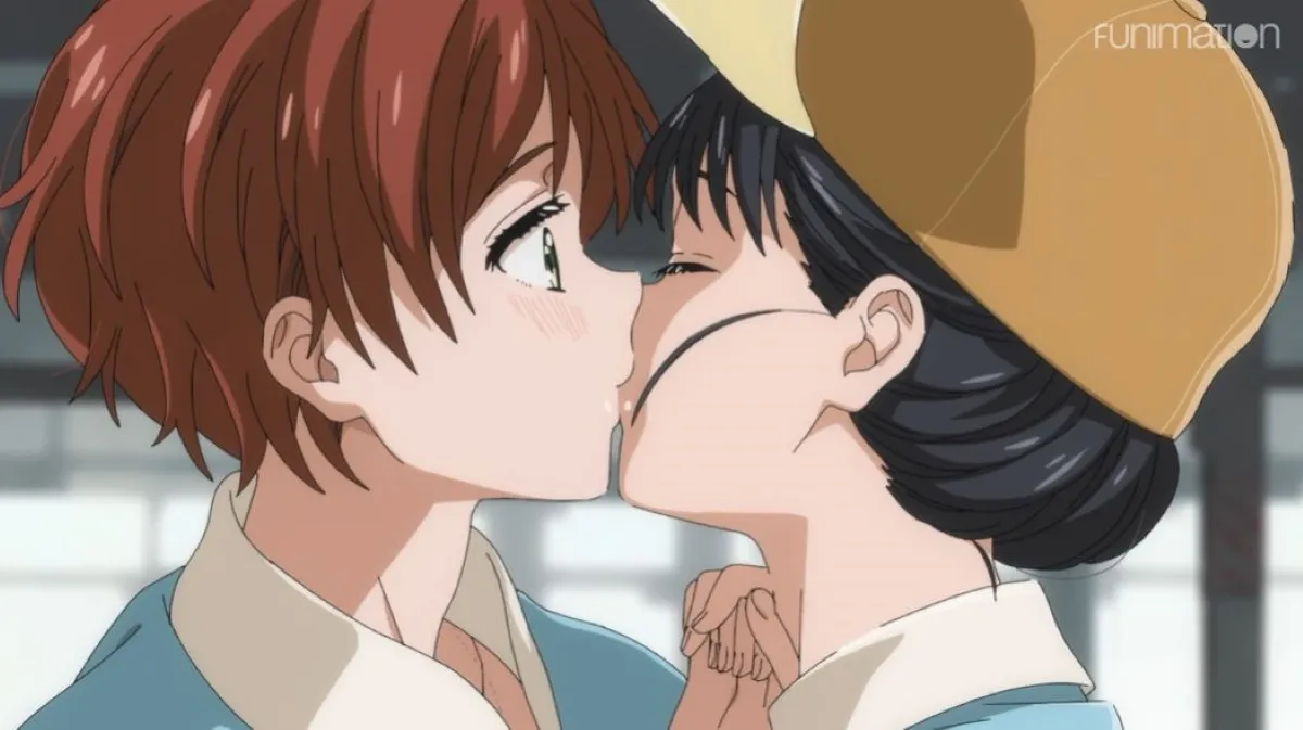 Momoe is kissed by a boy