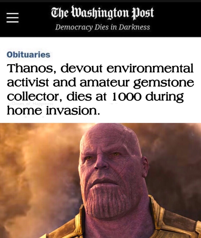 thanos meme
