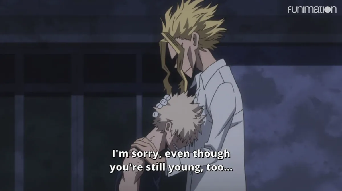 All Might realizes that he's neglected Bakugo