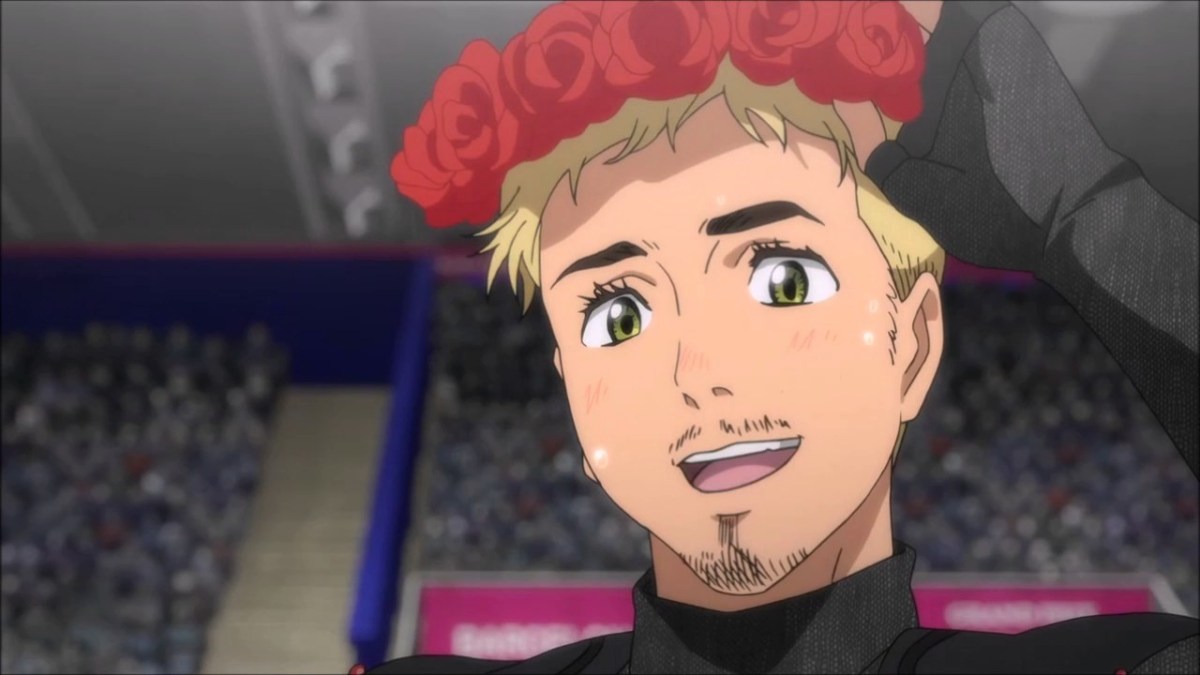 Christophe and his flower crown