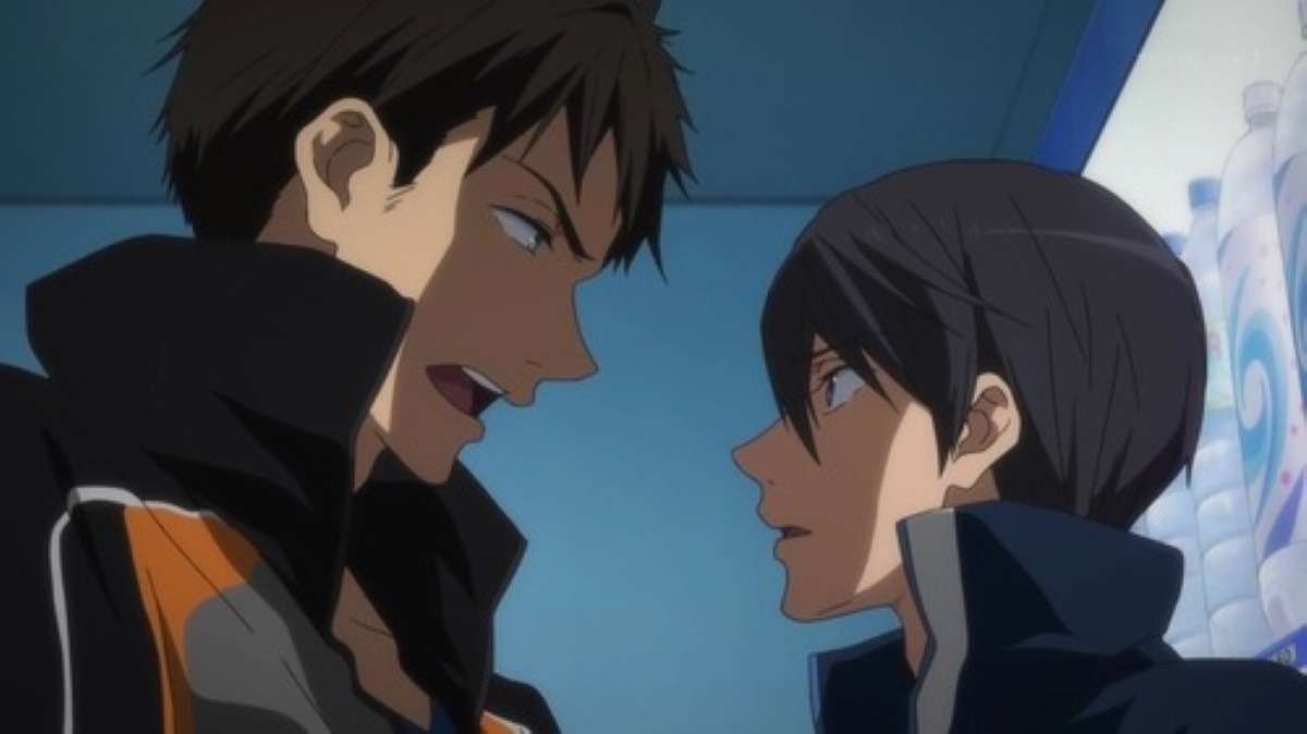 Sousuke meets Haru and they talk