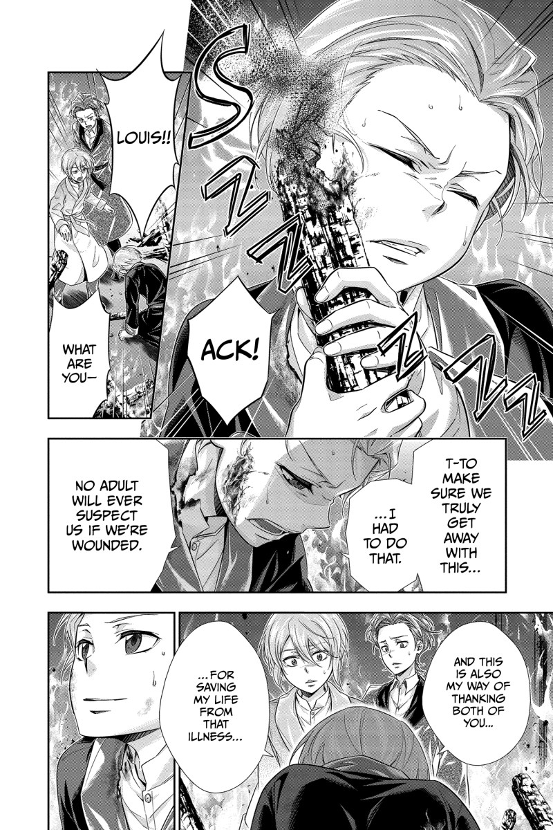 Louis injures himself