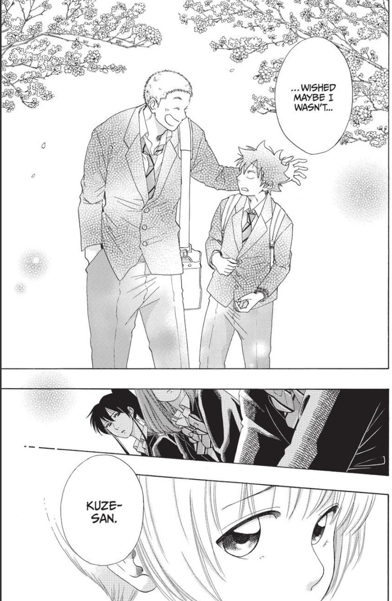 The group thinking about Toma and Taichi