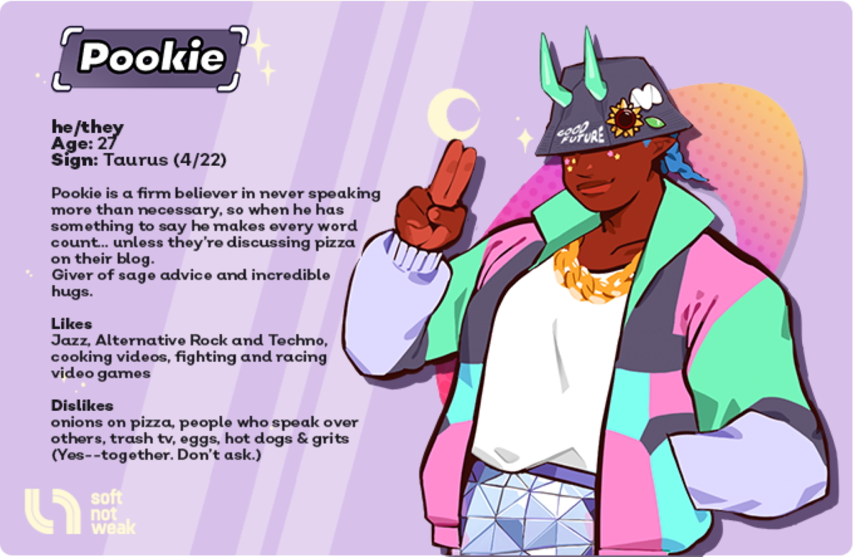 Character bio for Pookie
