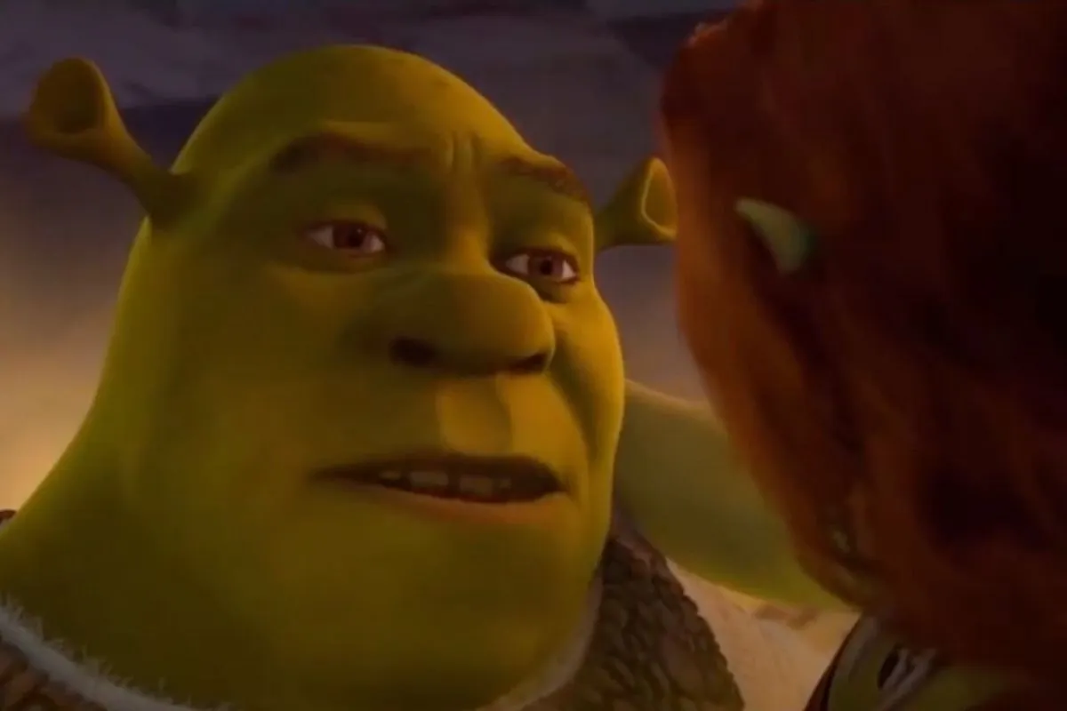 Shrek and Fiona in Shrek Forever After.