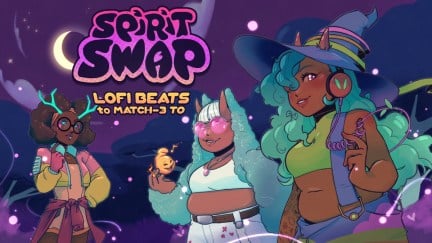 Main title screen for Spirit Swap