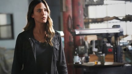 Walker -- “Rule Number 17” -- Image Number: WLK109a_0814r -- Pictured: Odette Annable as Geri -- Photo: Rebecca Brenneman/The CW -- © 2020 The CW Network, LLC. All Rights Reserved.