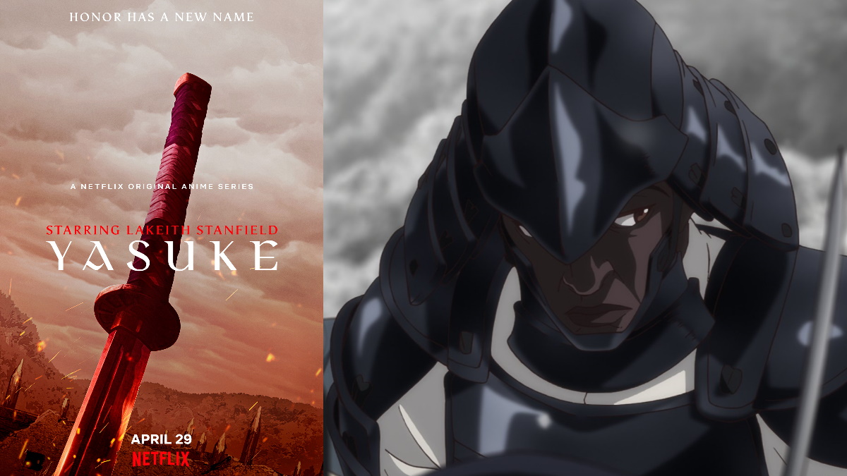 Image of Yasuke with the poster