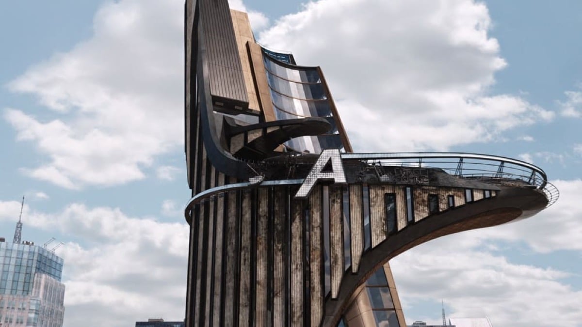 Avengers Tower after the Battle of New York in The Avengers.