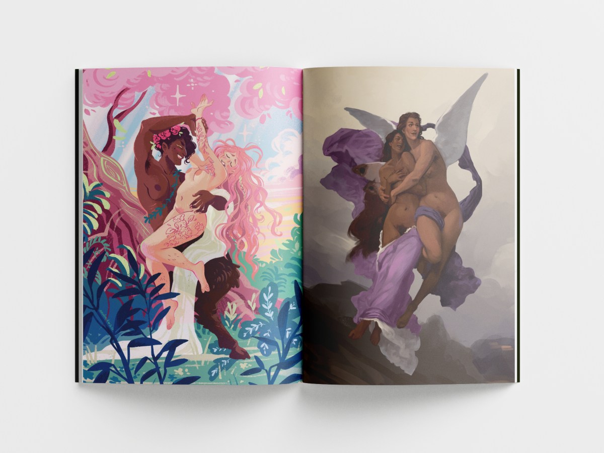 Mock up Design of some of the art featured in the book