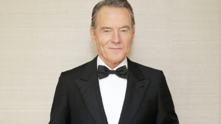 Bryan Cranston in a tuxedo at the Oscars.