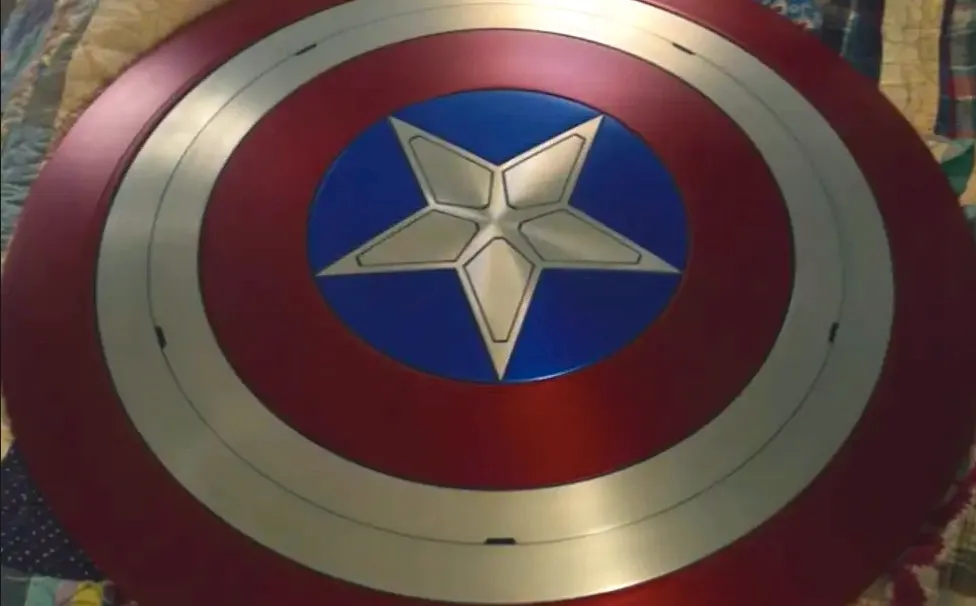 Captain America's shield in The Falcon and the Winter Soldier.