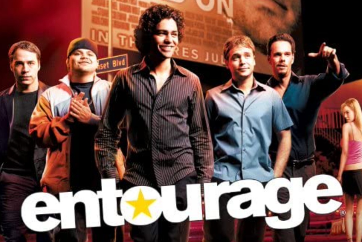 Kevin Dillon, Adrian Grenier, Jeremy Piven, Kevin Connolly, and Jerry Ferrara in Entourage (2004)