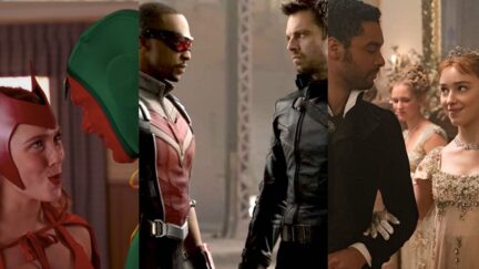 WandaVision, The Falcon and the Winter Soldier, and Bridgerton.