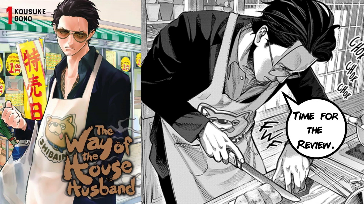 Manga cover and image from The Way of the Househusband