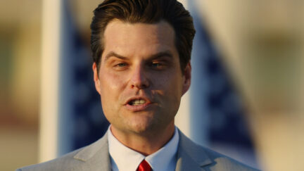 Rep. Matt Gaetz (R-Fl) speaks during the 