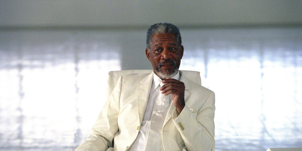 Morgan Freeman as god