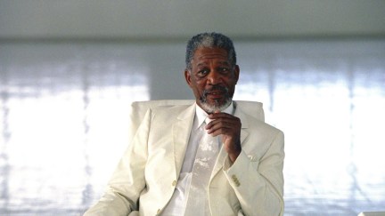 Morgan Freeman as god