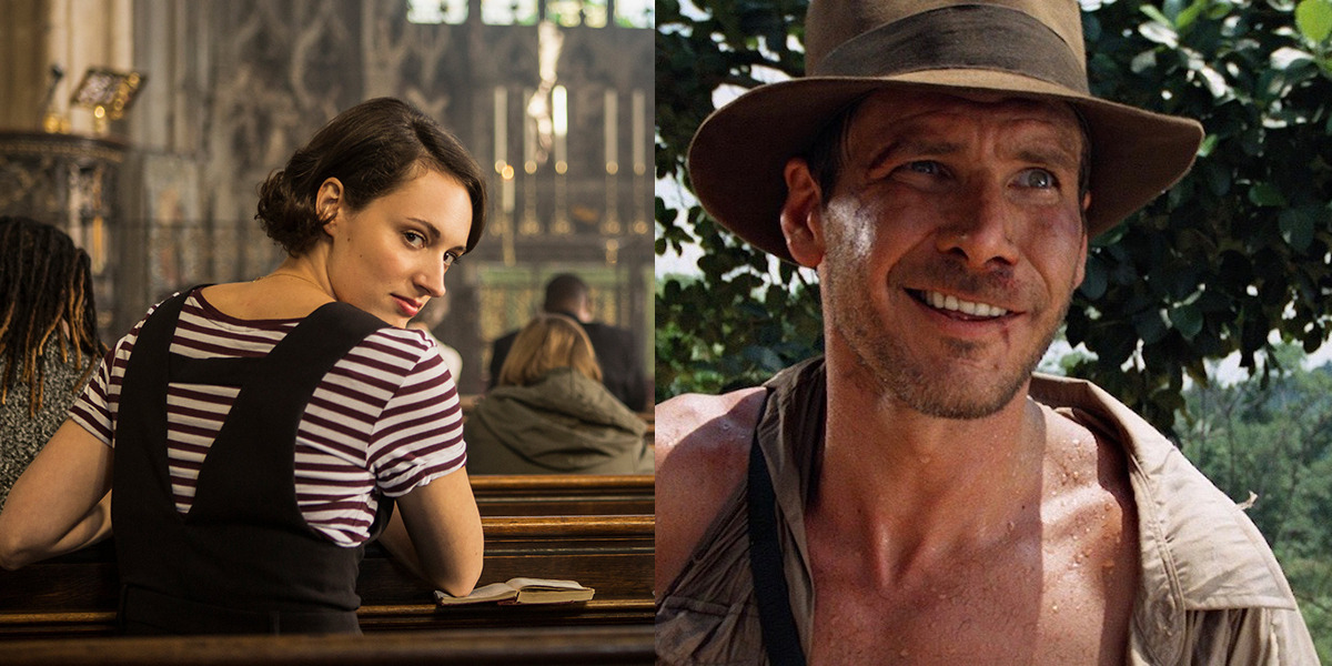 Phoebe Waller-Bridge in Fleabag and Indiana Jones.