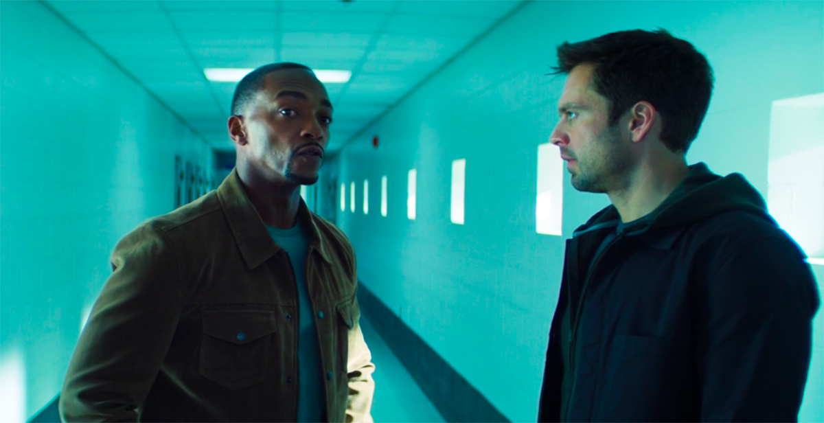 Sam and Bucky in Falcon and the Winter Soldier
