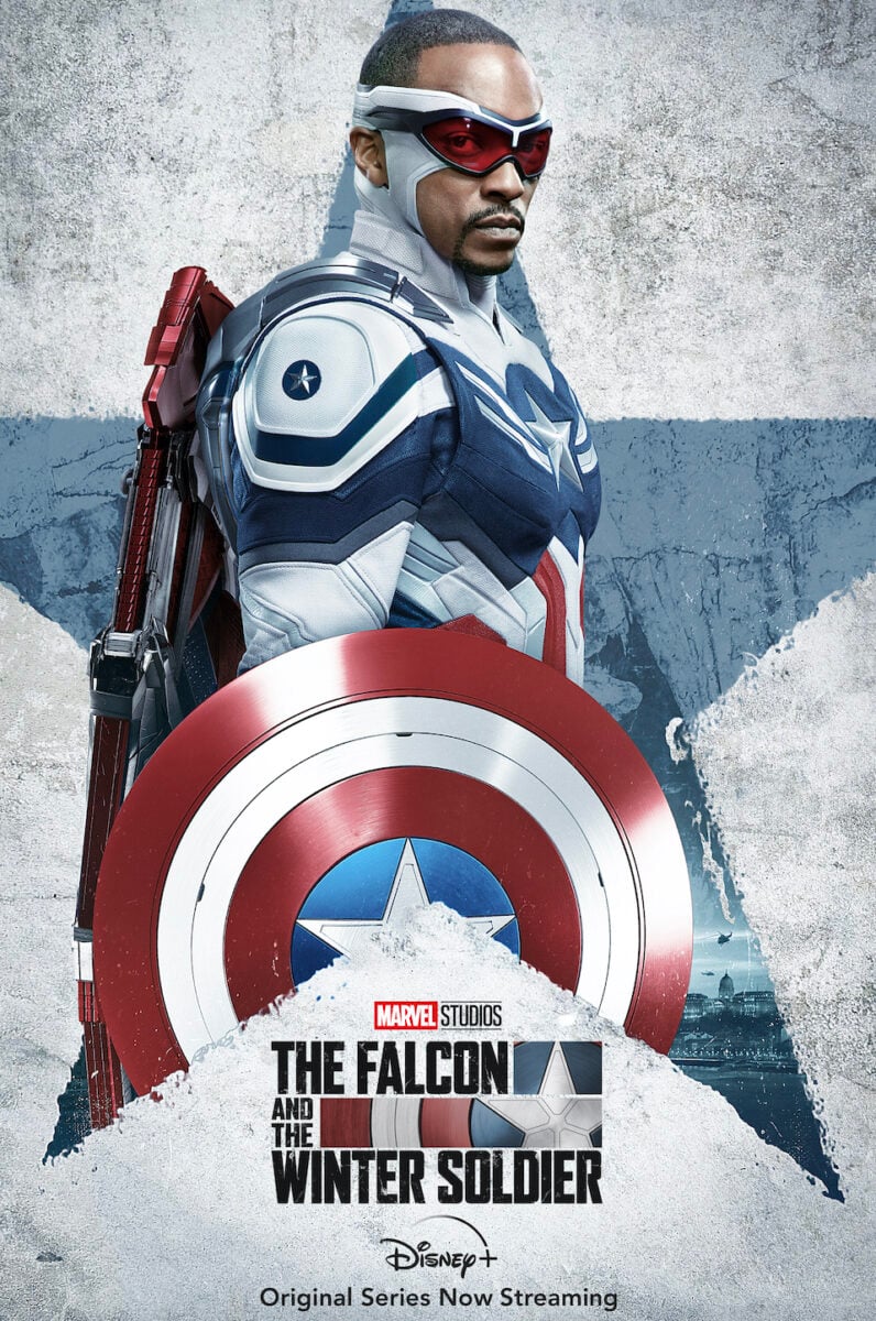 Sam Wilson poster as Cap