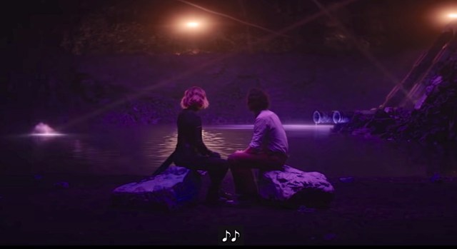 Sophia Di Martino and Tom Hiddleston in Loki