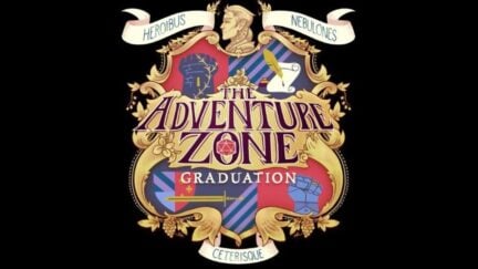 logo for the adventure zone graduation