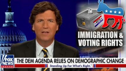 Tucker Carlson says something racist about voter demographics