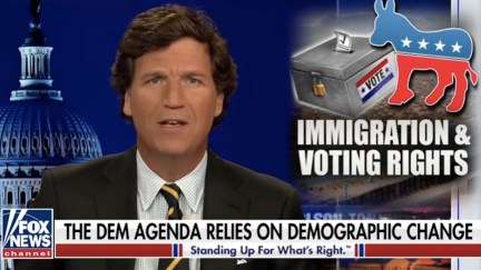Tucker Carlson says something racist about voter demographics