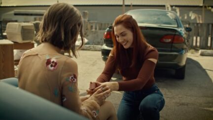 Waverly Earp (Dominique Provost-Chalkley) and Nicole Haught (Katherine Barrell) are finally tying the knot.