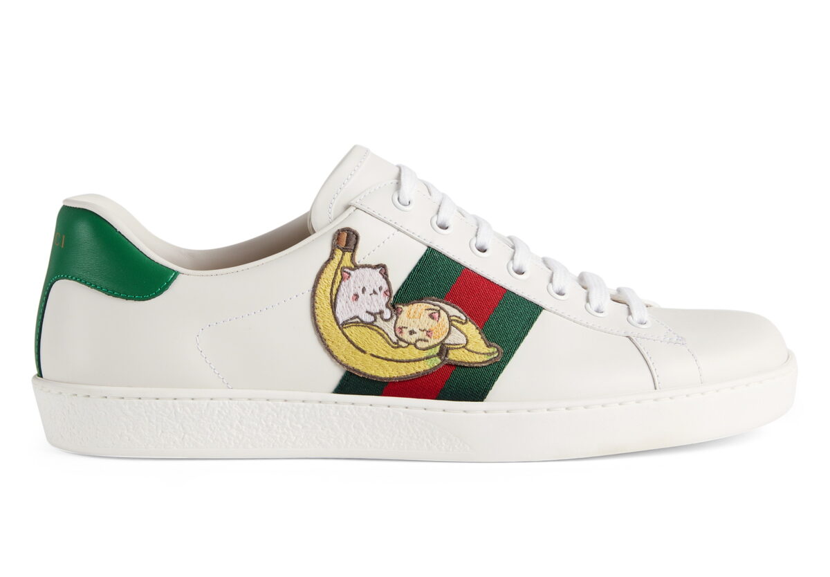 Bananya shoe from the Gucci collection